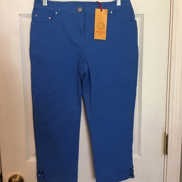 RUBY RD WOMEN'S CAPRIS  NWT SZ 4P PETITE - Picture 1 of 8